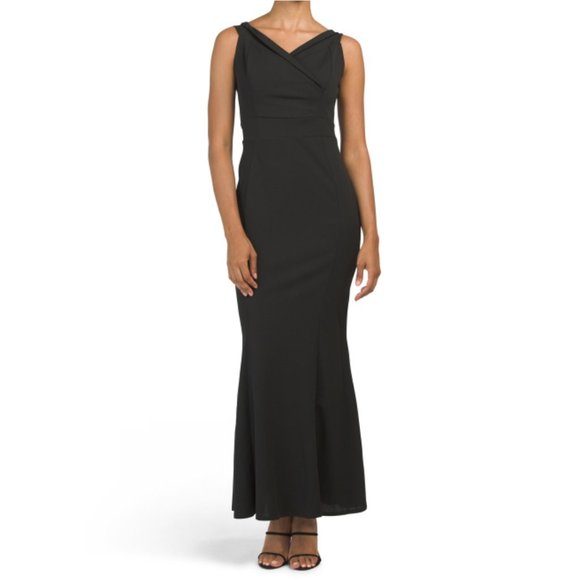 Carla Conti Dresses & Skirts - NWT CARLA CONTI Portrait Front Slit Dress Italy